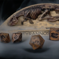 Real T-Rex Bone Polyhedral Dice